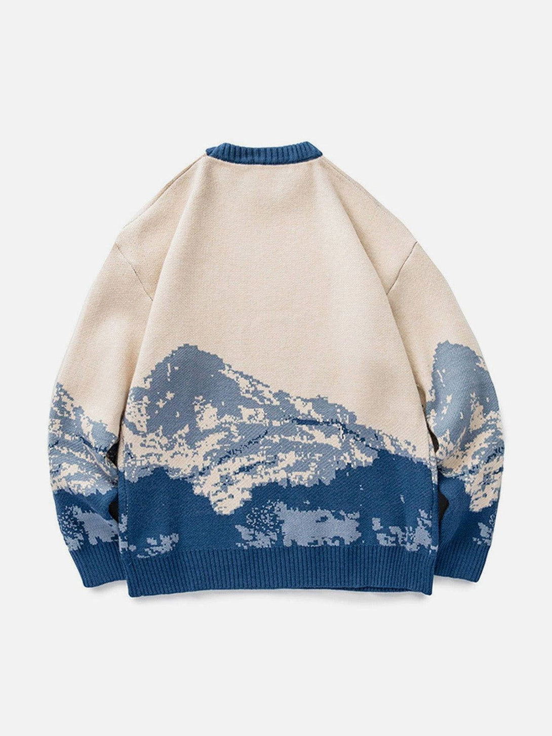 AlanBalen® - Snow Mountain Gradient Knit Sweater AlanBalen