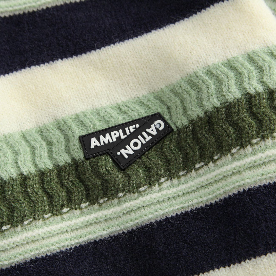AlanBalen® - Stripe Pattern Knit Sweater AlanBalen