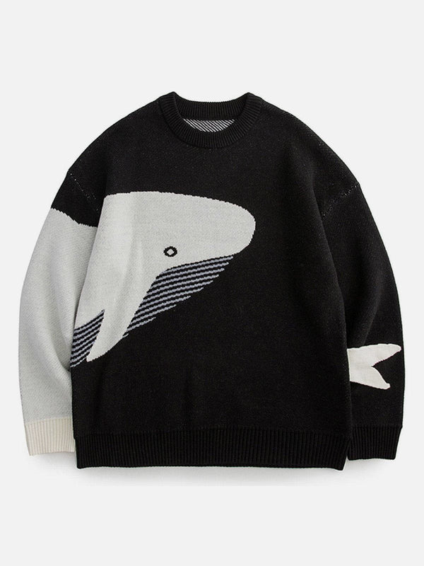 AlanBalen® - The Loneliest Whale Knit Sweater AlanBalen