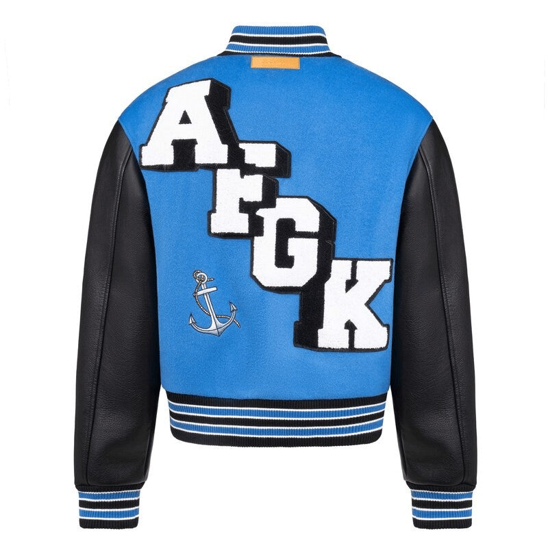 AlanBalen® - AFGK Blue Varsity Jacket AlanBalen