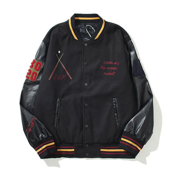 AlanBalen® - Eight Number Baseball Jacket AlanBalen