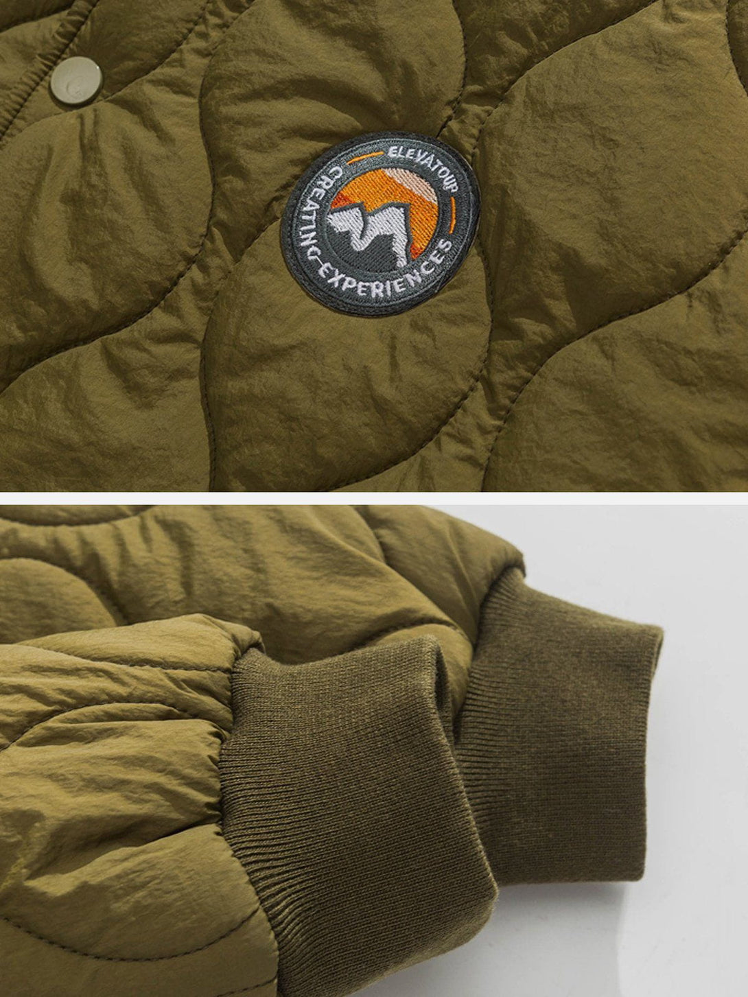 AlanBalen® Embroidery Badge Winter Coat AlanBalen
