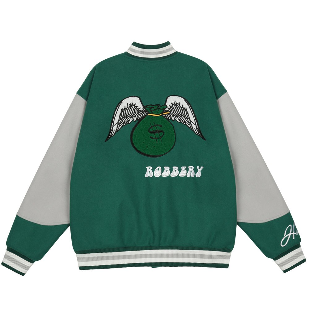 AlanBalen® Green Robbery Jacket AlanBalen