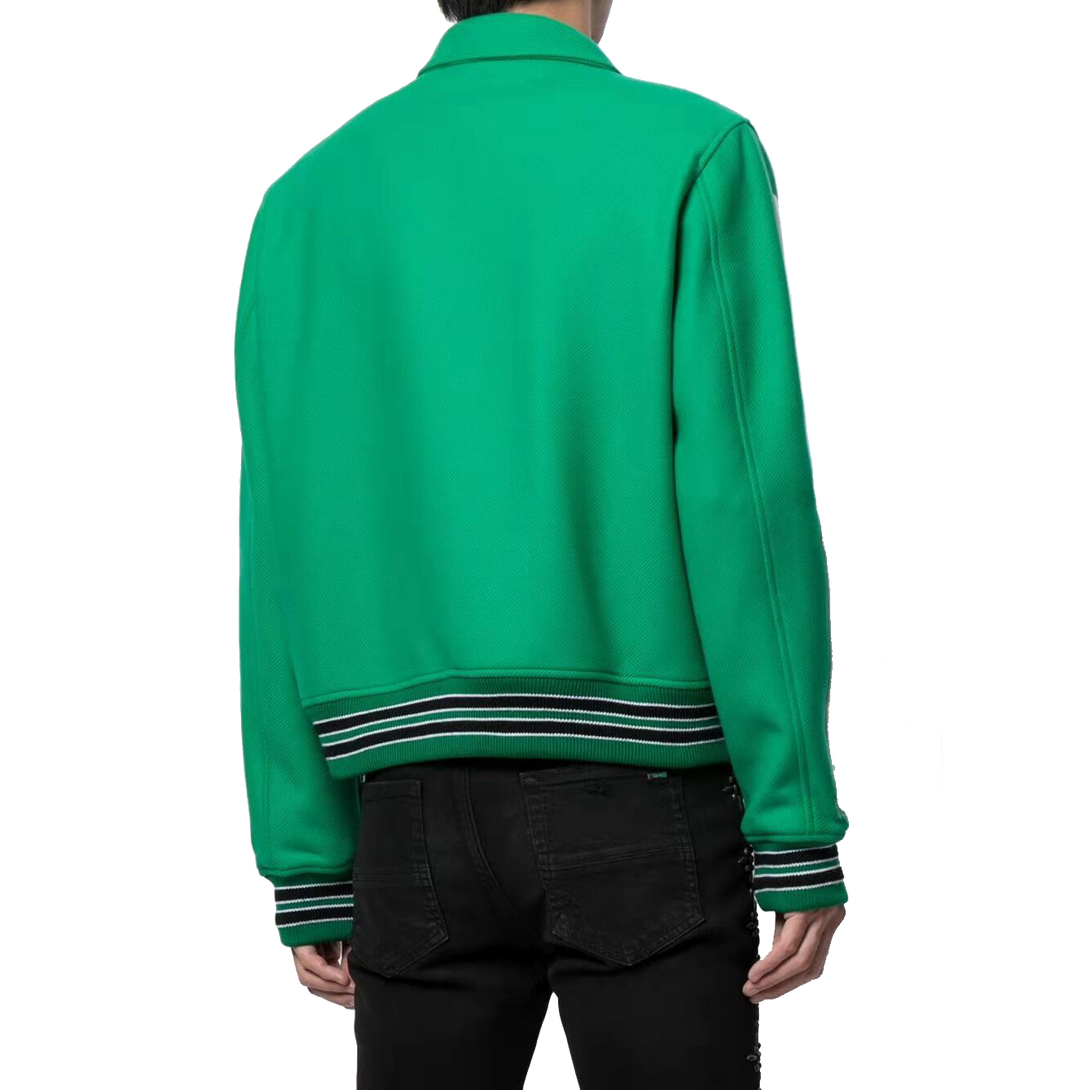 AlanBalen® Green Varsity Jacket AlanBalen