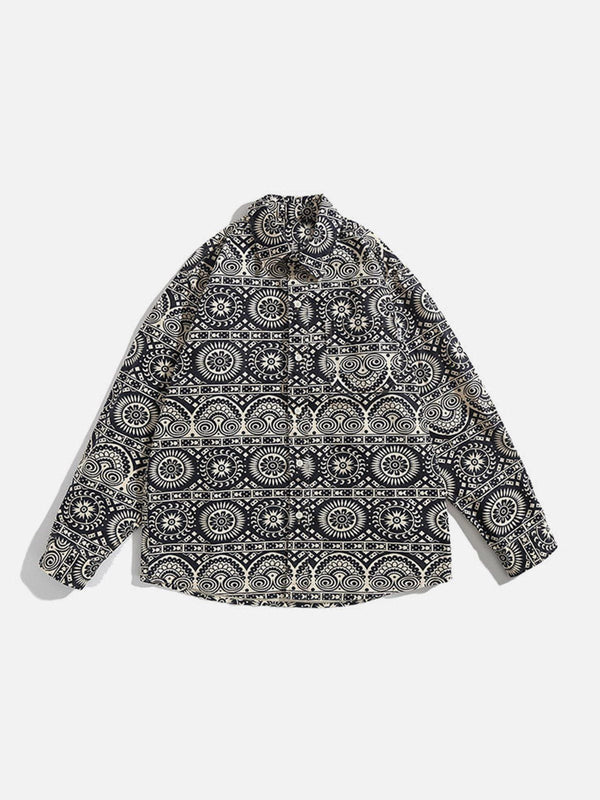 AlanBalen® Loose Embroidery Shacket AlanBalen