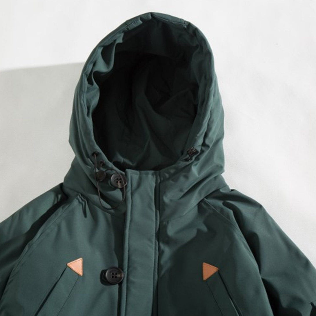 AlanBalen® Multi-pocket Hooded Winter Coat AlanBalen