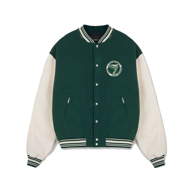 AlanBalen® - Represent Green Baseball Jacket AlanBalen