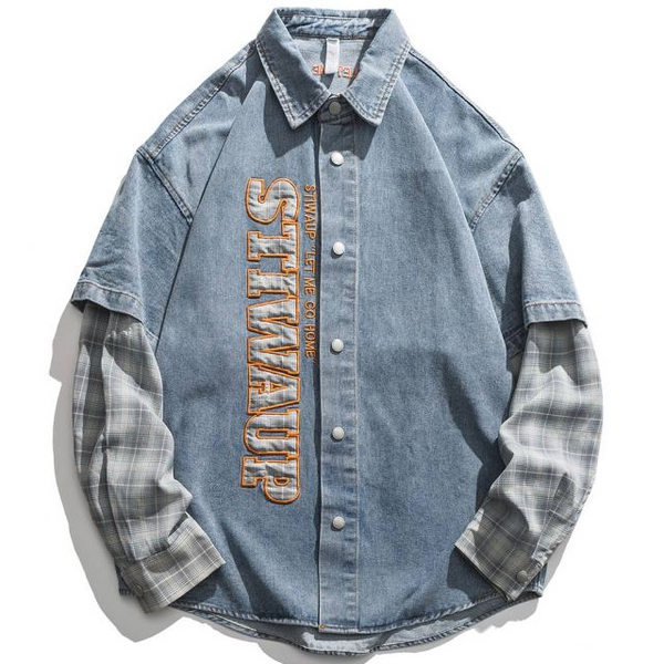 AlanBalen® STIWAUP Denim Shirt AlanBalen