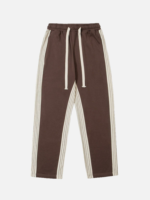 AlanBalen® Side-stripe Terry Sweatpants AlanBalen