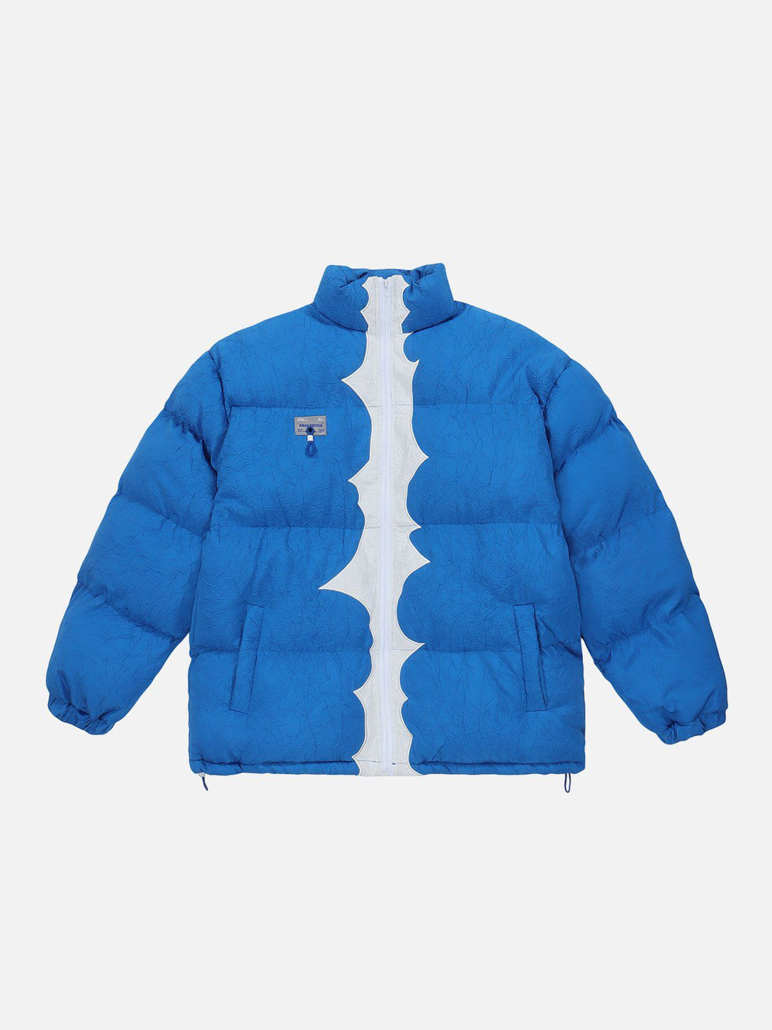 AlanBalen® Stitching Color Pleated Winter Coat AlanBalen