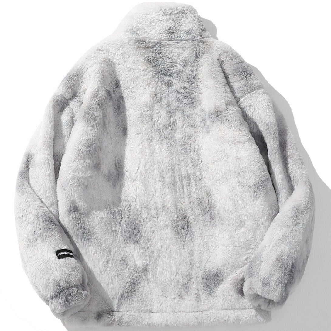 AlanBalen® Tie Dye Sherpa Winter Coat AlanBalen