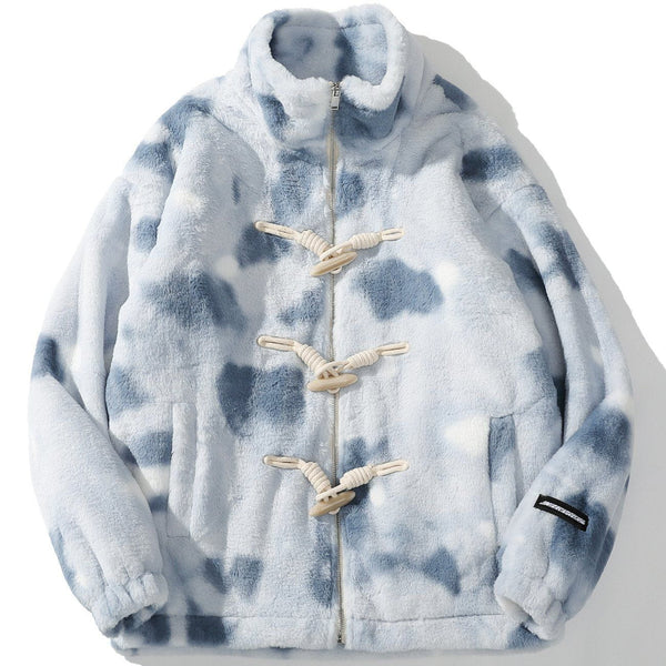 AlanBalen® Tie Dye Sherpa Winter Coat AlanBalen