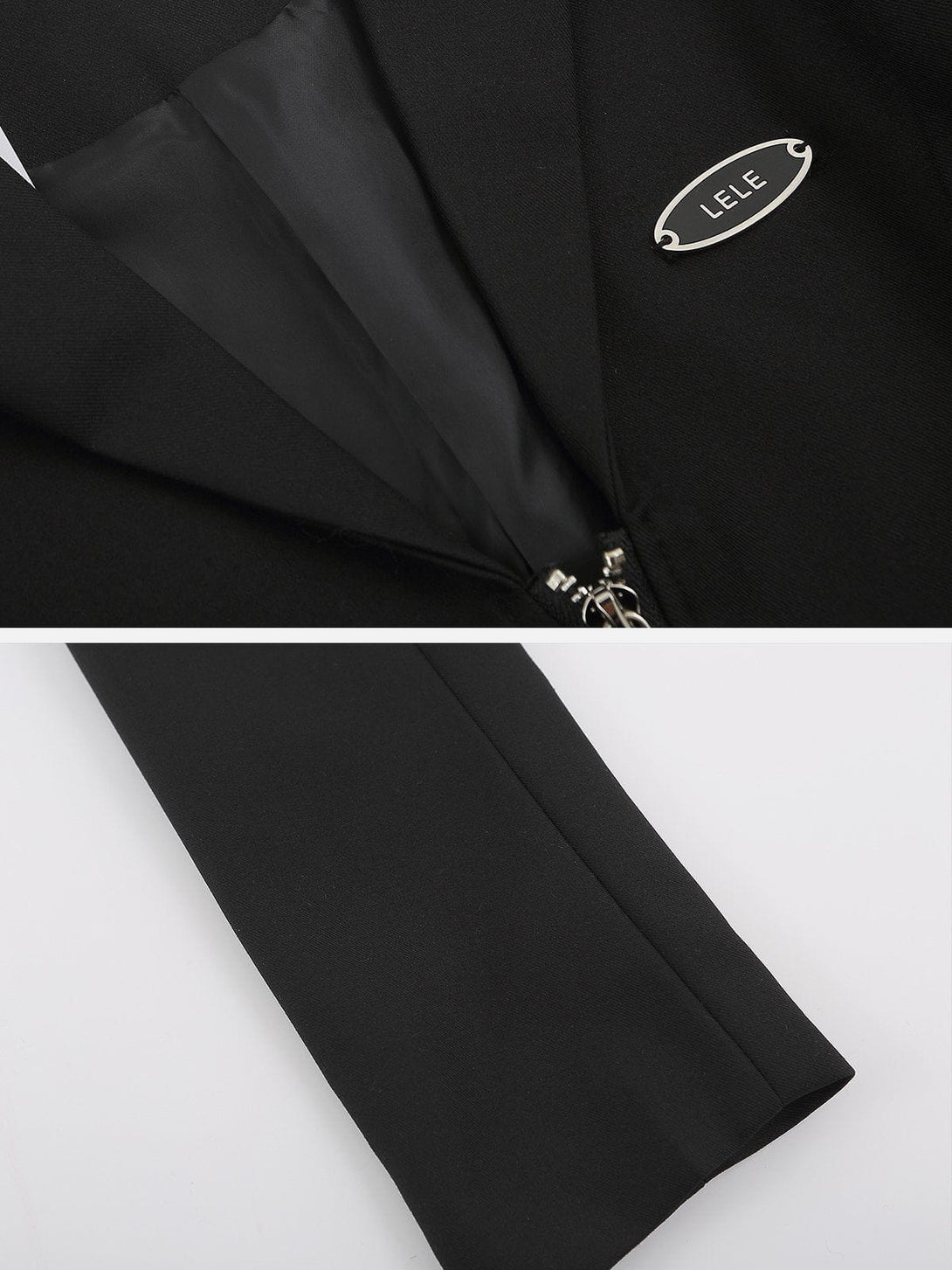 AlanBalen® Vintage Navel Crop Zip Suit AlanBalen