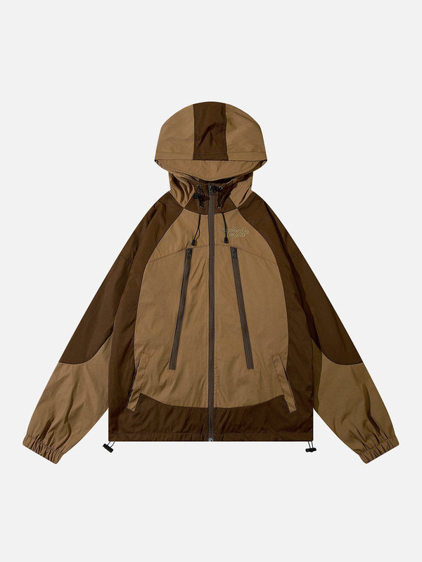 AlanBalen® ZIP UP Patchwork Anorak AlanBalen