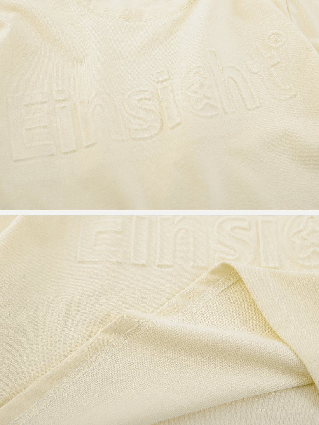 AlanBalen® - Alphabet Embossed Solid Tee AlanBalen