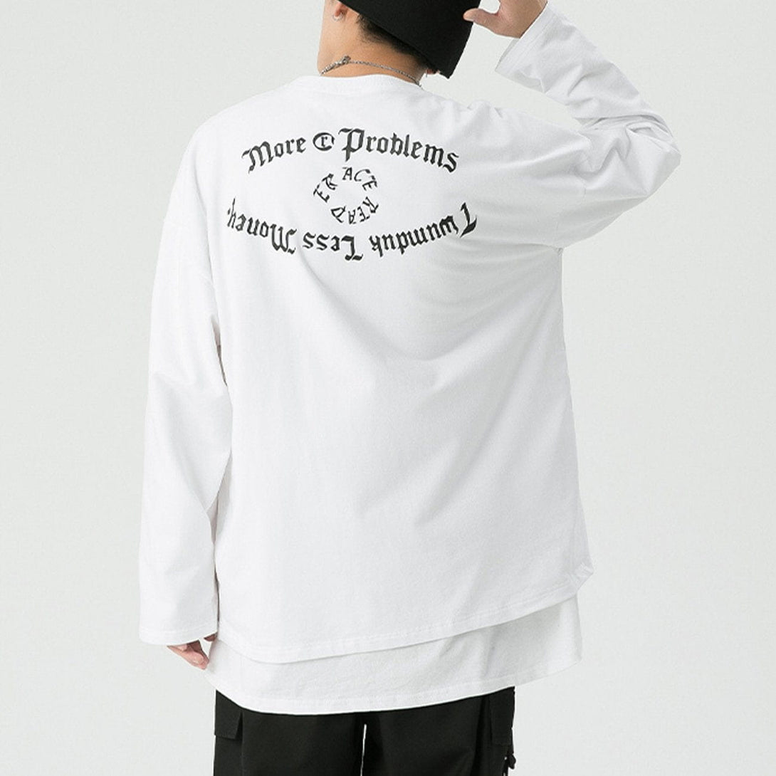 AlanBalen® - Art Letter Print Sweatshirt AlanBalen