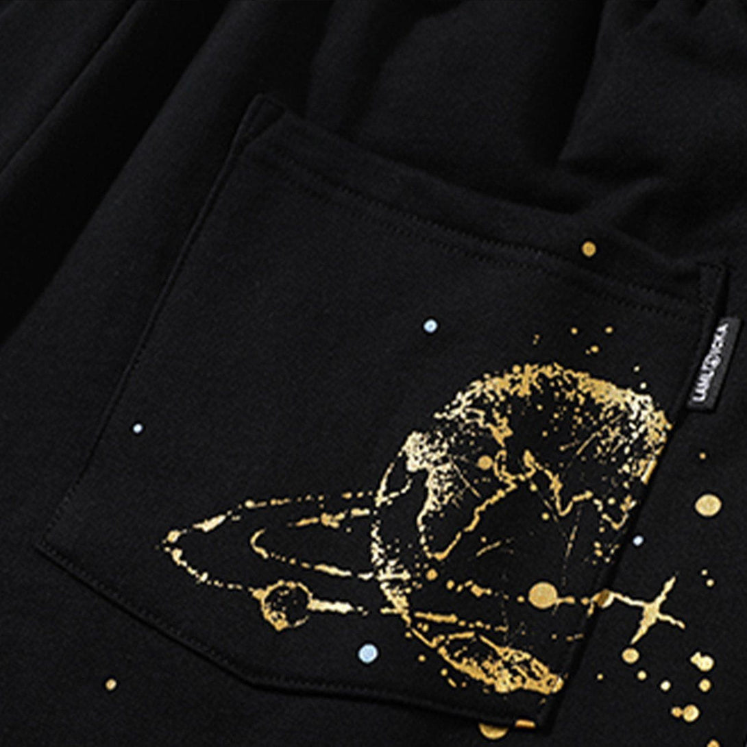 AlanBalen® - Astronaut Bear Print Pants AlanBalen