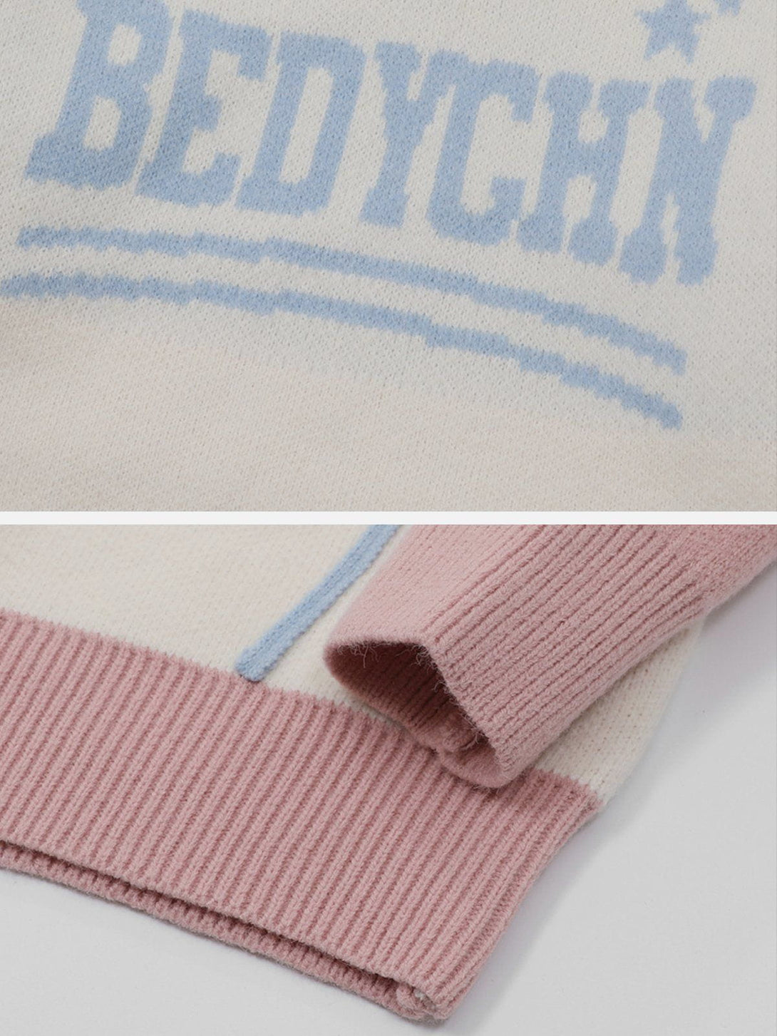AlanBalen® - BEDYCHN Embroidery Polo Collar Sweater AlanBalen