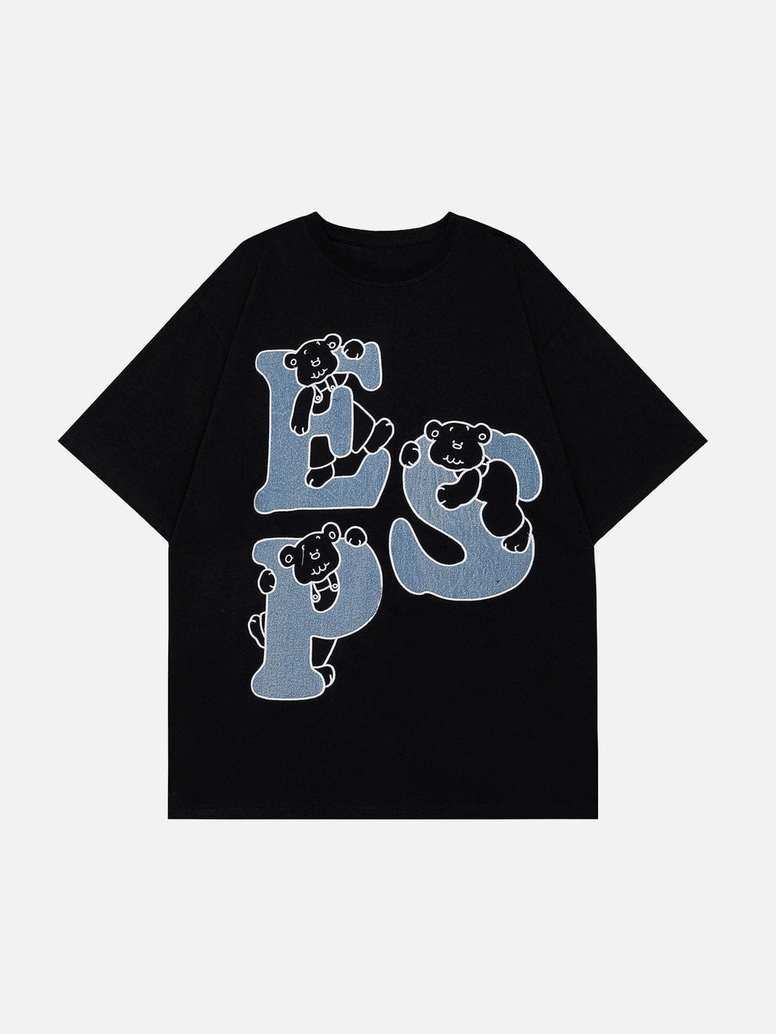 AlanBalen® - Bear Letter Print Tee AlanBalen