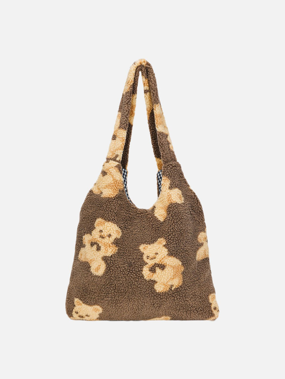 AlanBalen® - Bear Pattern Sherpa Bag AlanBalen