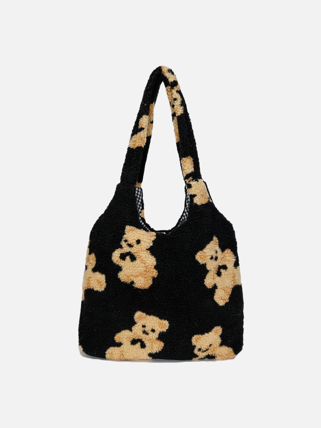 AlanBalen® - Bear Pattern Sherpa Bag AlanBalen