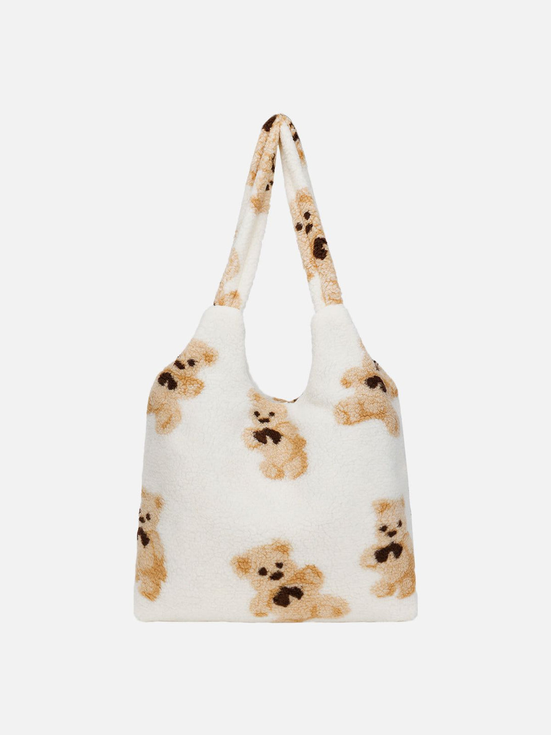 AlanBalen® - Bear Pattern Sherpa Bag AlanBalen