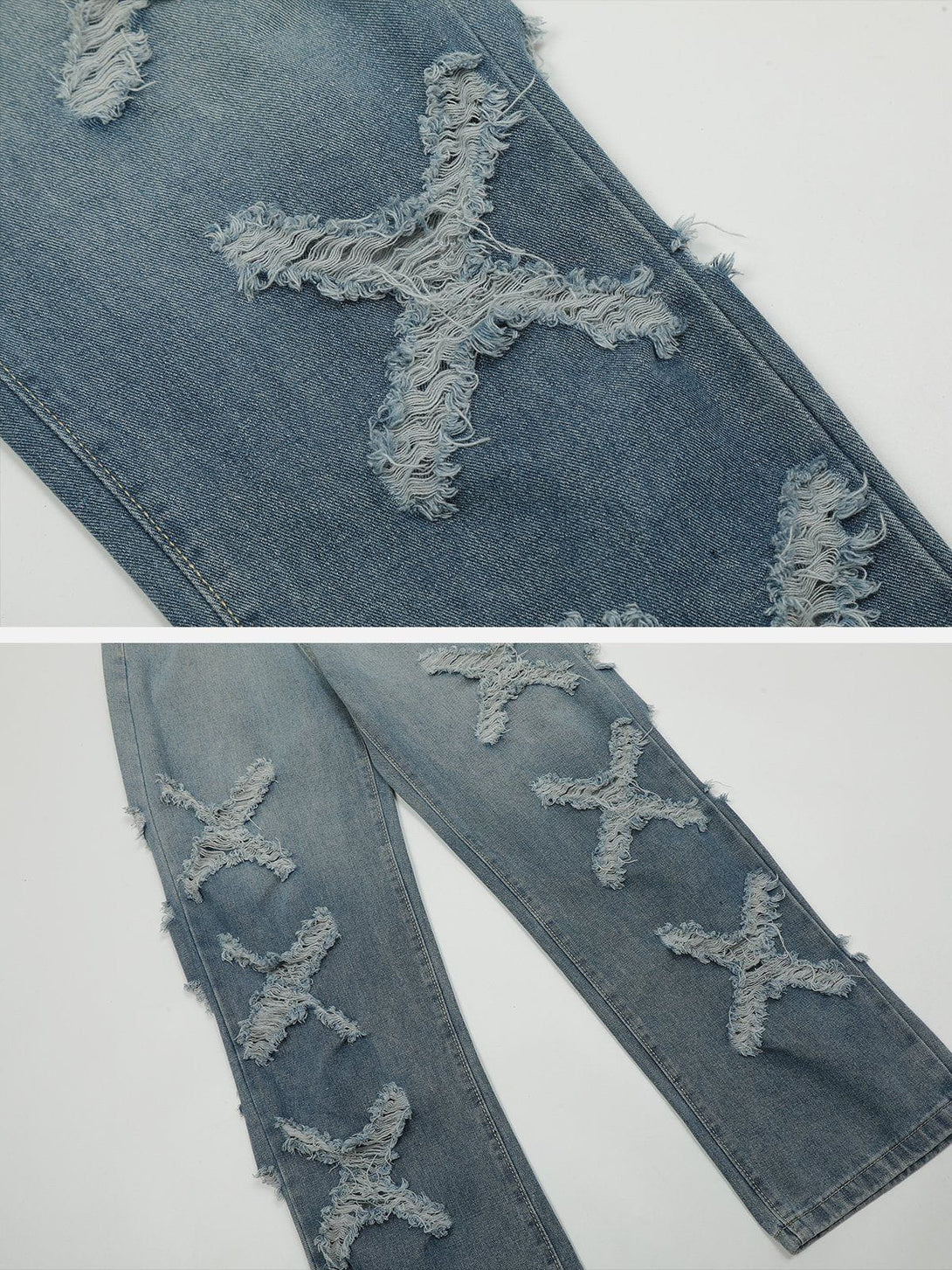 AlanBalen® - Broken Gradient Jeans AlanBalen
