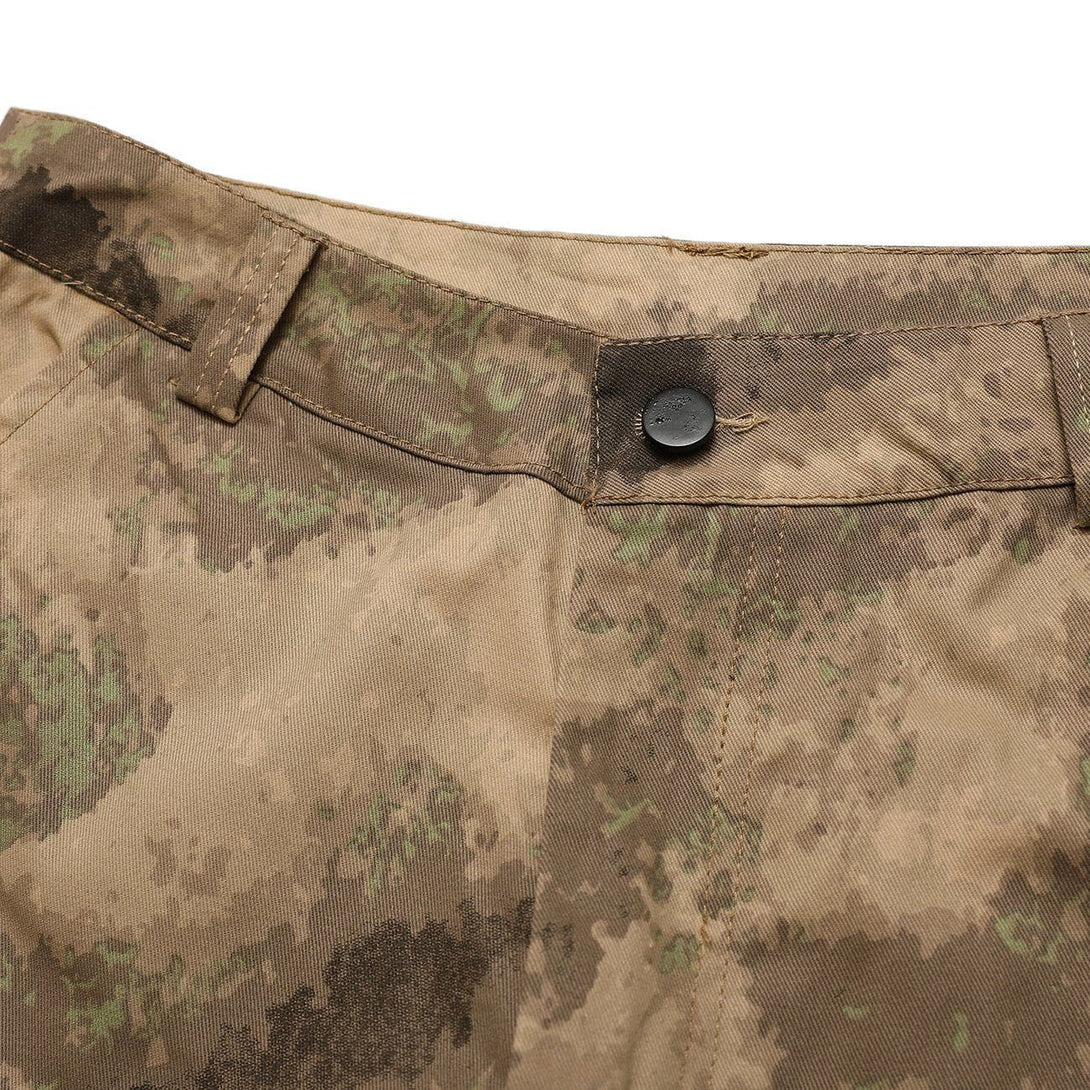 AlanBalen® - Camouflage Adjustable Zip Straight Pants AlanBalen
