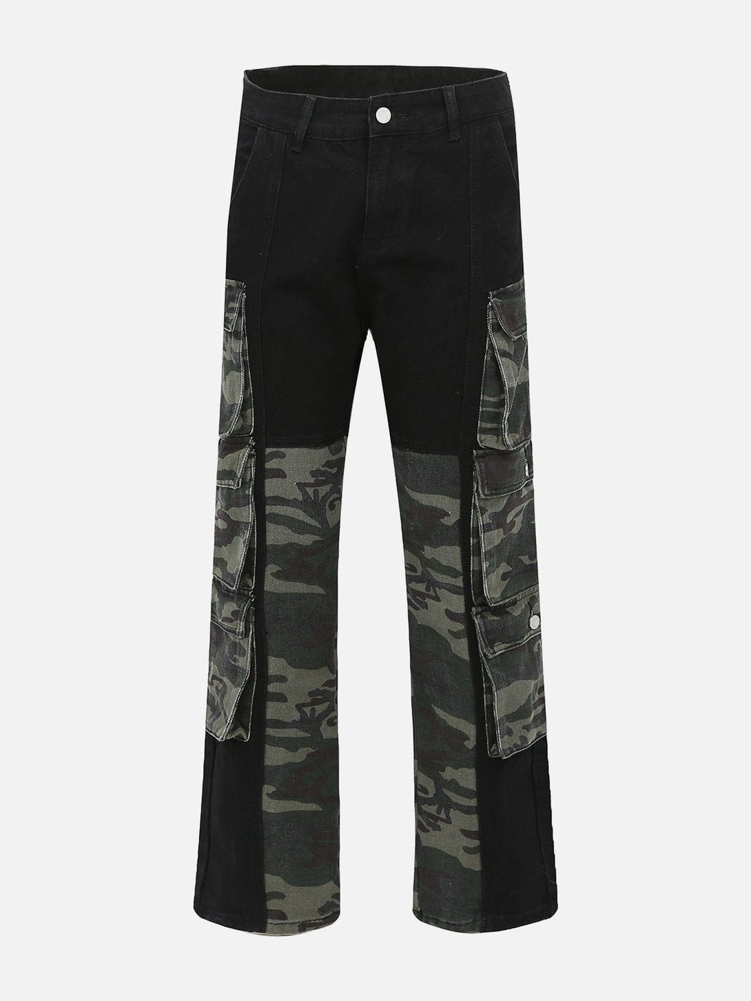 AlanBalen® - Camouflage Patchwork Jeans AlanBalen