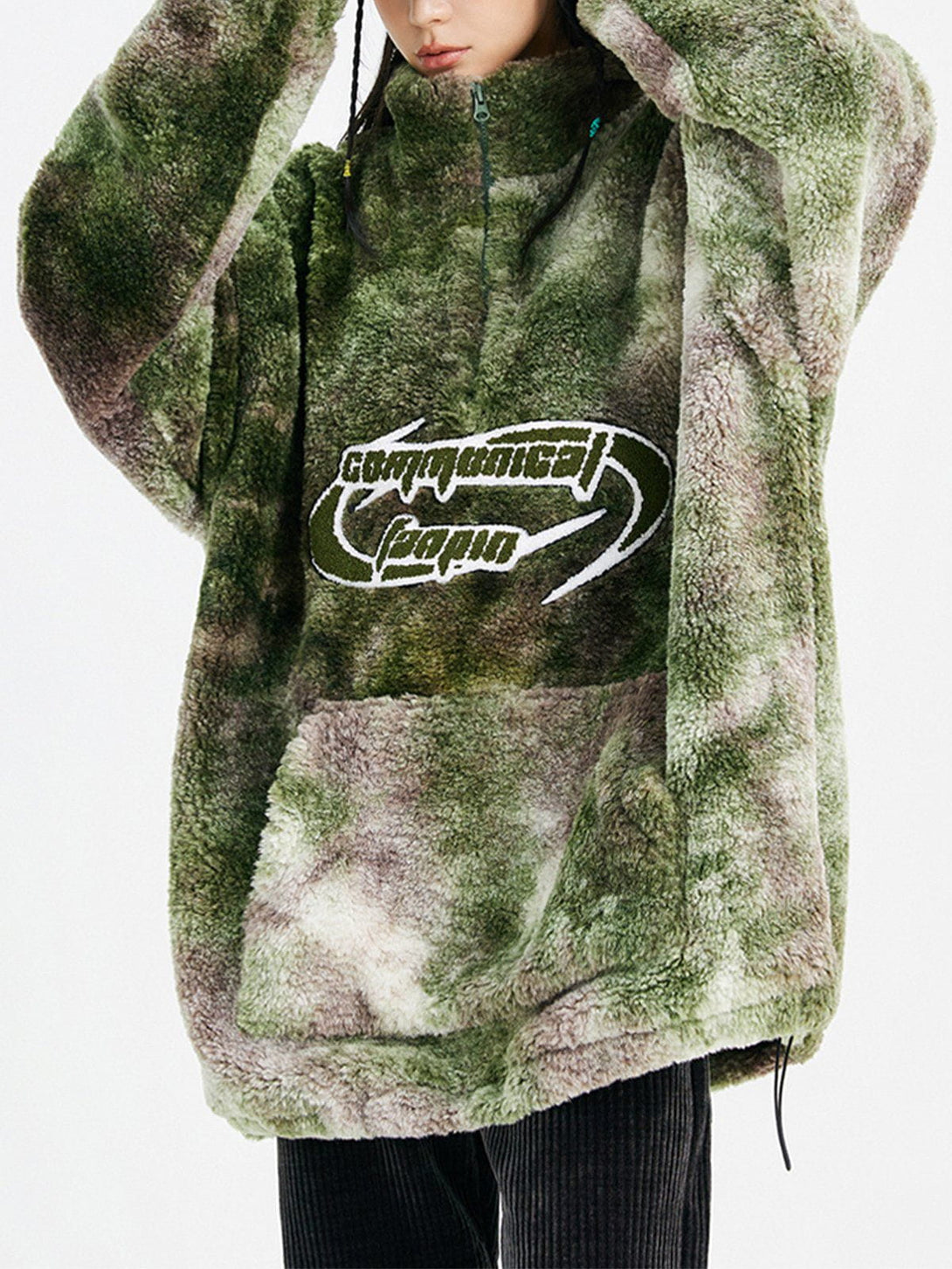AlanBalen® - Camouflage Sherpa Pullover Winter Coat AlanBalen