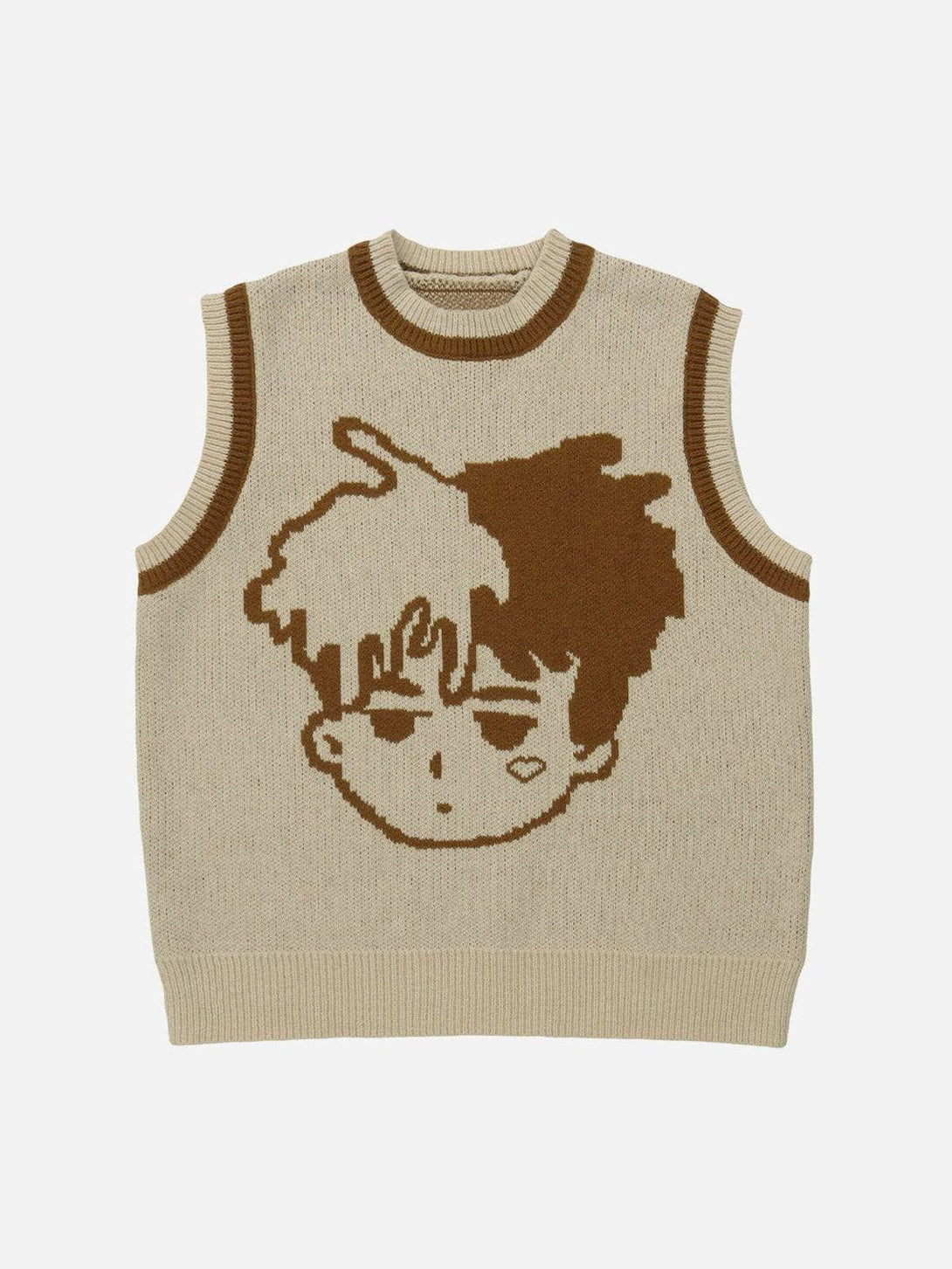 AlanBalen® - Cartoon Character Embroidery Sweater Vest AlanBalen