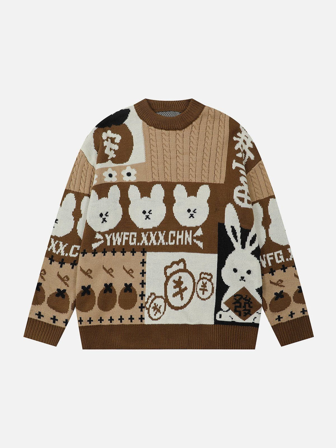 AlanBalen® - Cartoon Embroidery Sweater AlanBalen