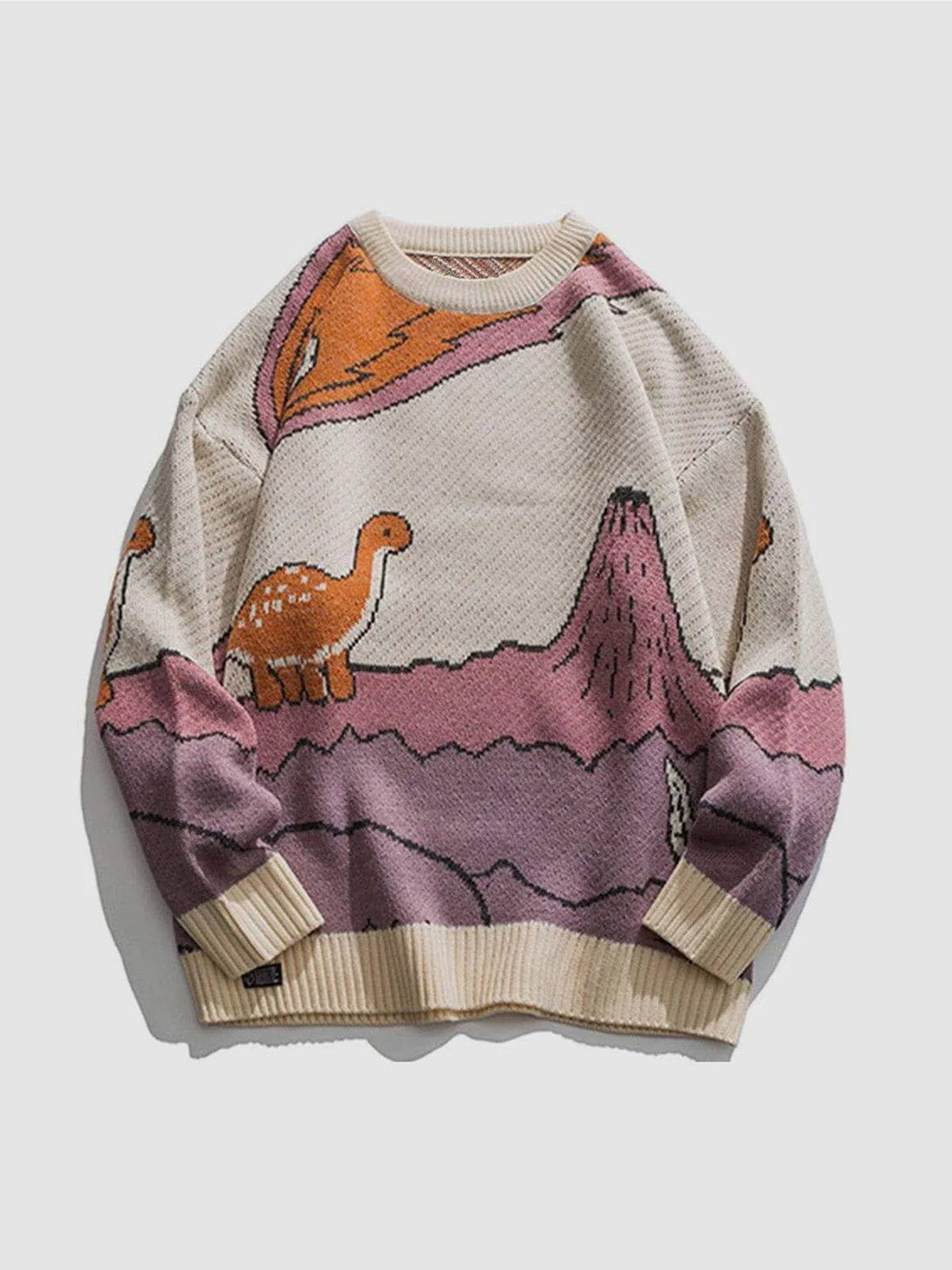 AlanBalen® - Cartoon Little Dinosaur Knit Sweater AlanBalen