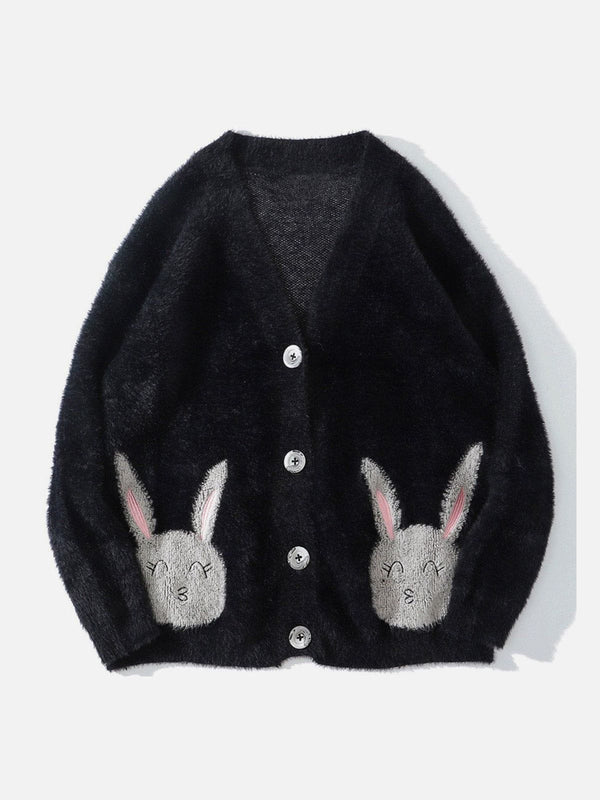 AlanBalen® - Cartoon Rabbit Embroidered Cardigan AlanBalen