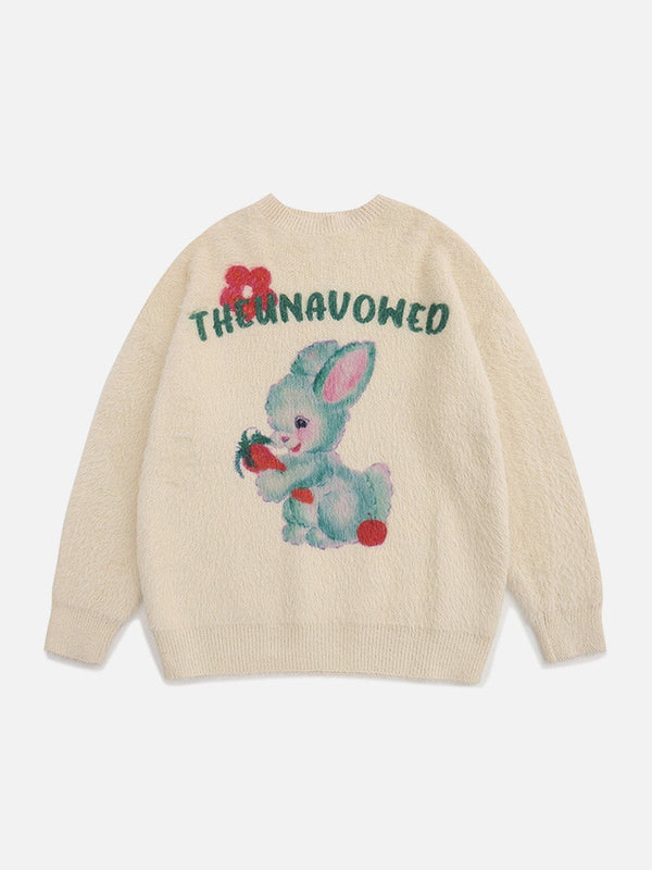 AlanBalen® - Cartoon Rabbit Graphic Sweater AlanBalen