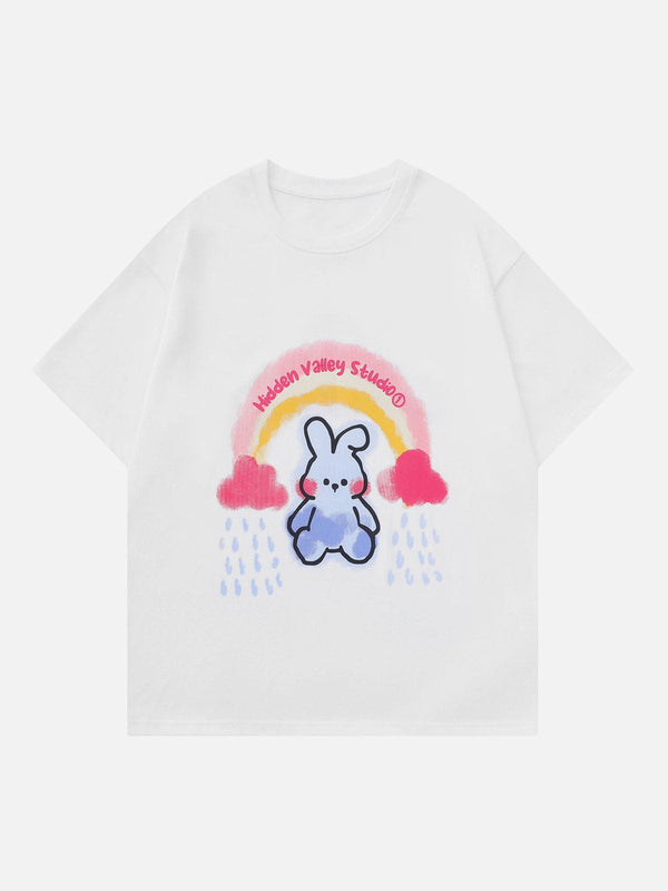 AlanBalen® - Cartoon Rabbit Graphic Tee AlanBalen