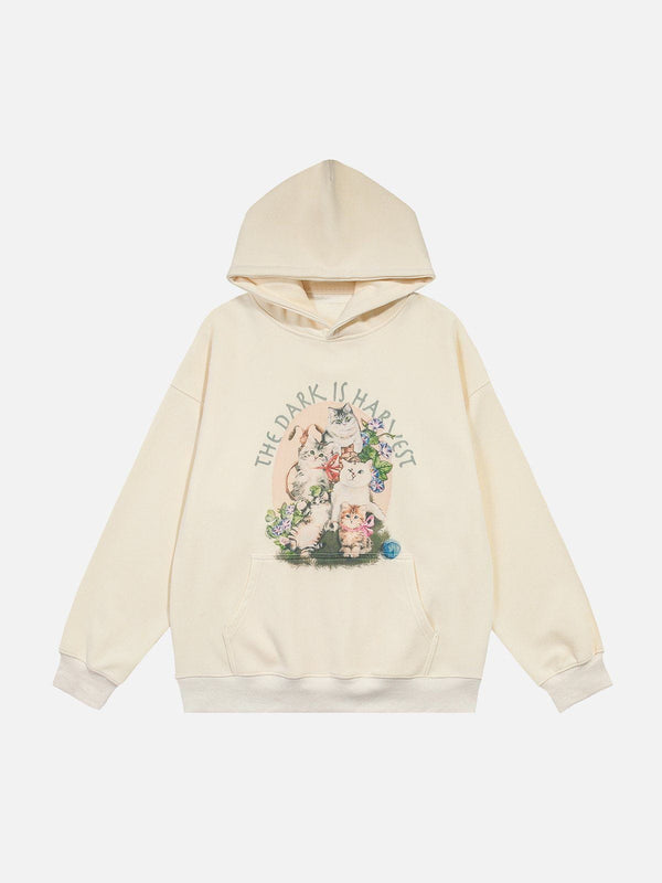 AlanBalen® - Cat Print Hoodie AlanBalen