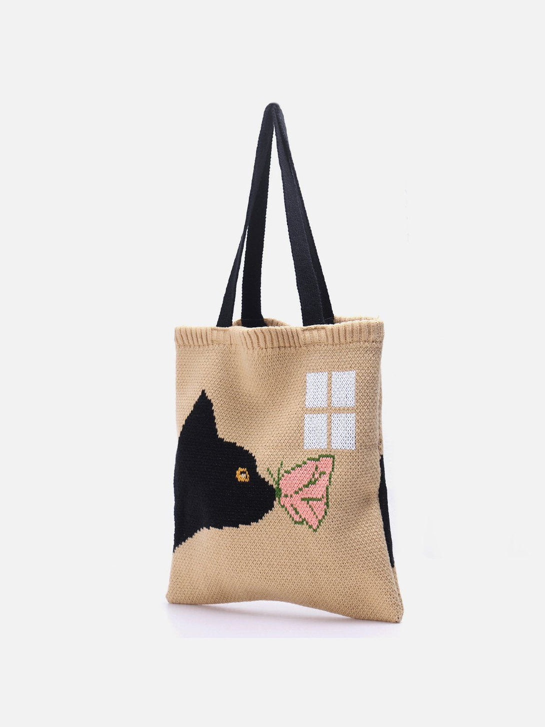 AlanBalen® - Cat and Butterfly Knit Bag AlanBalen