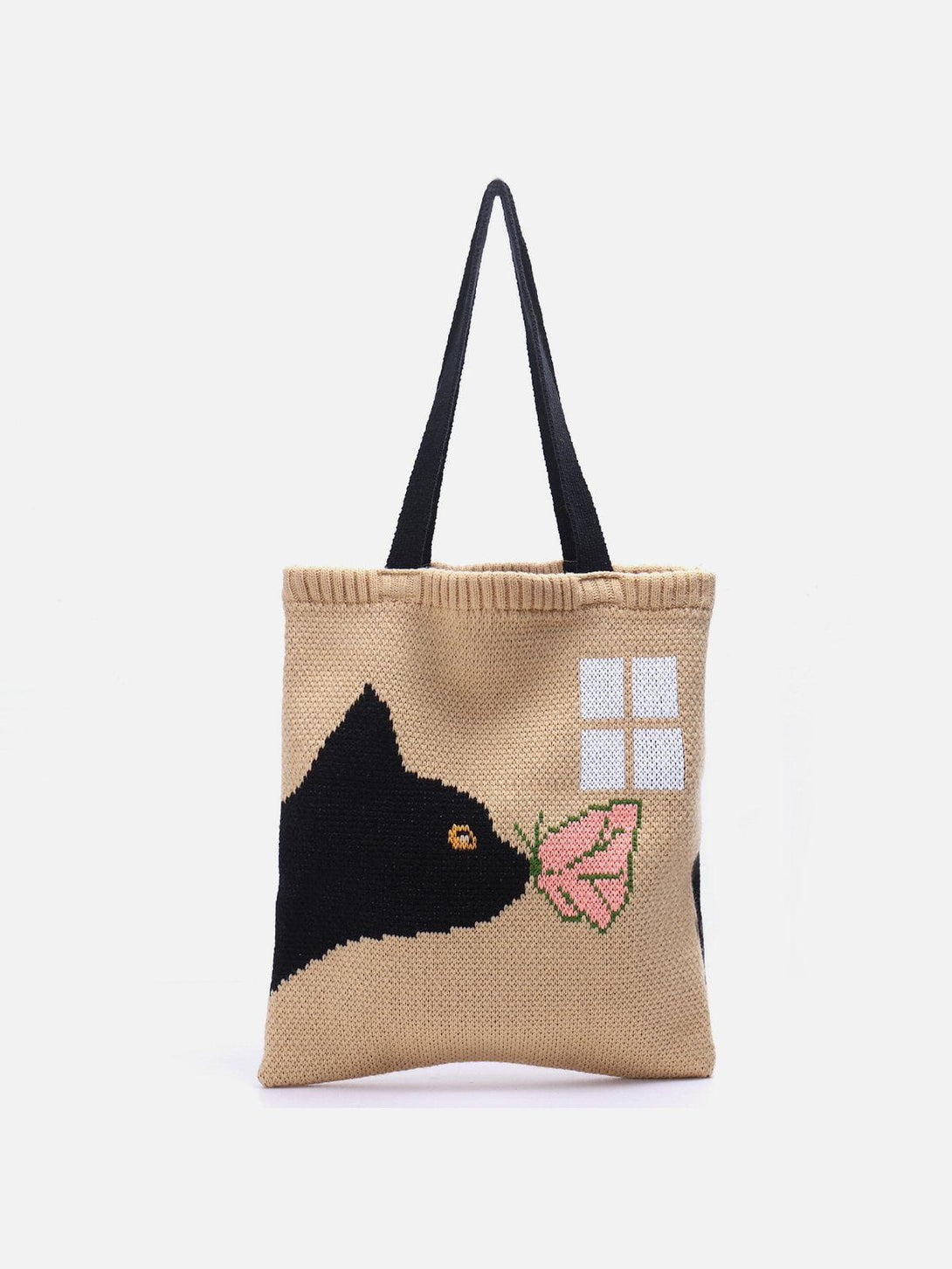 AlanBalen® - Cat and Butterfly Knit Bag AlanBalen