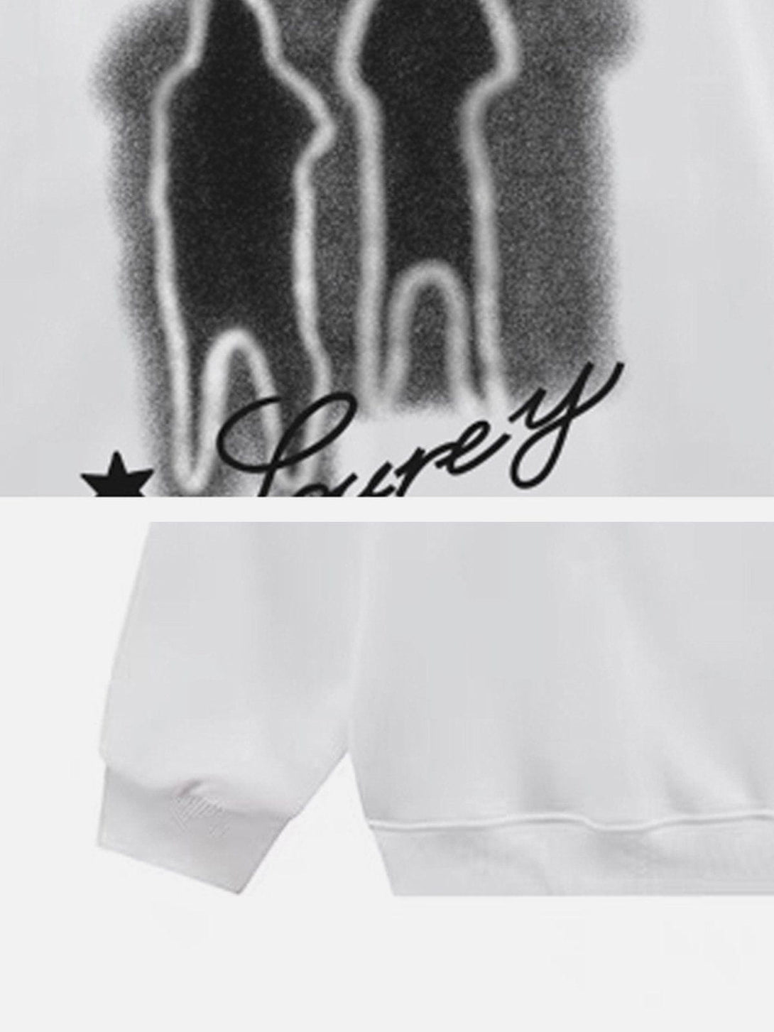 AlanBalen® - Character Letter Print Sweatshirt AlanBalen