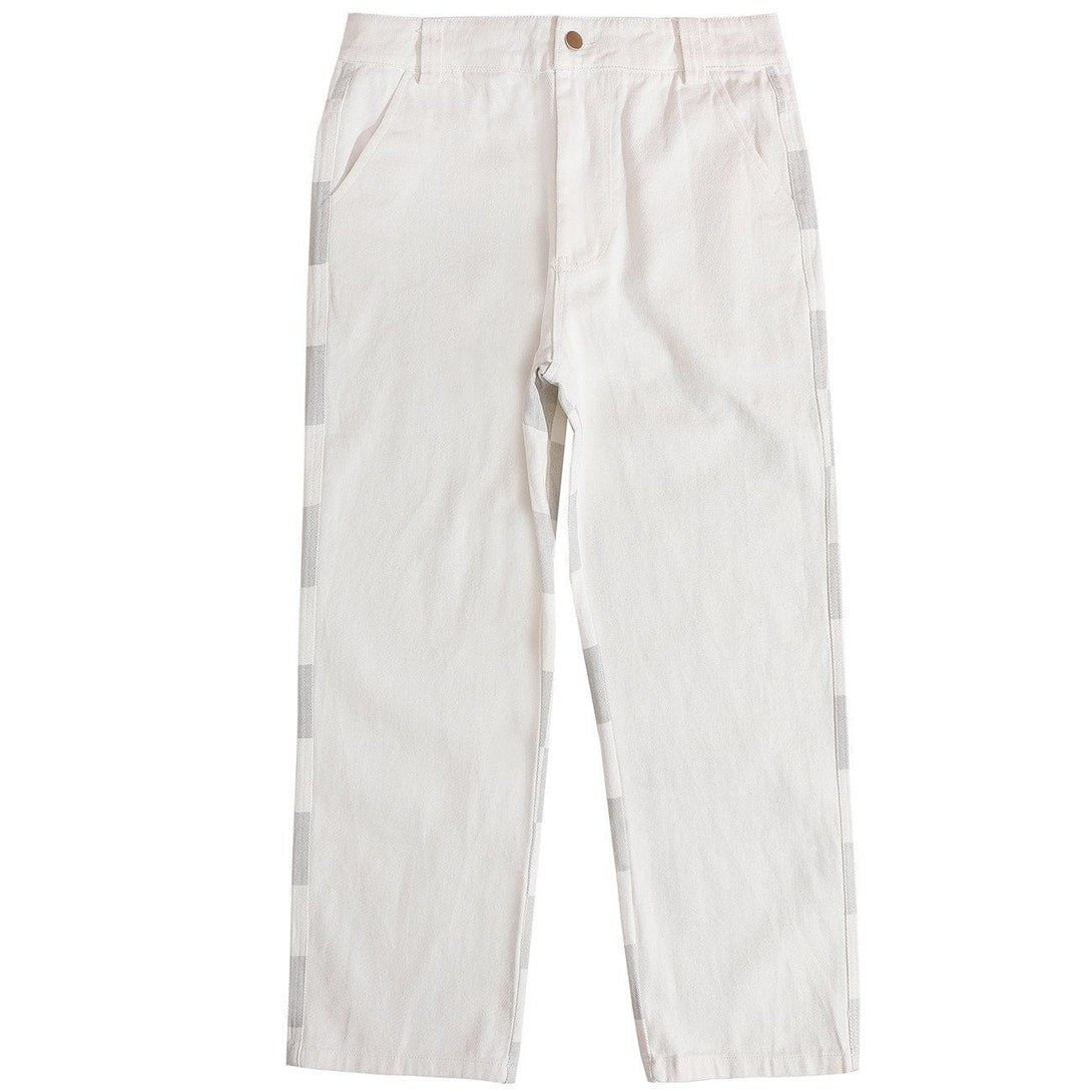 AlanBalen® - Checkerboard Jeans AlanBalen