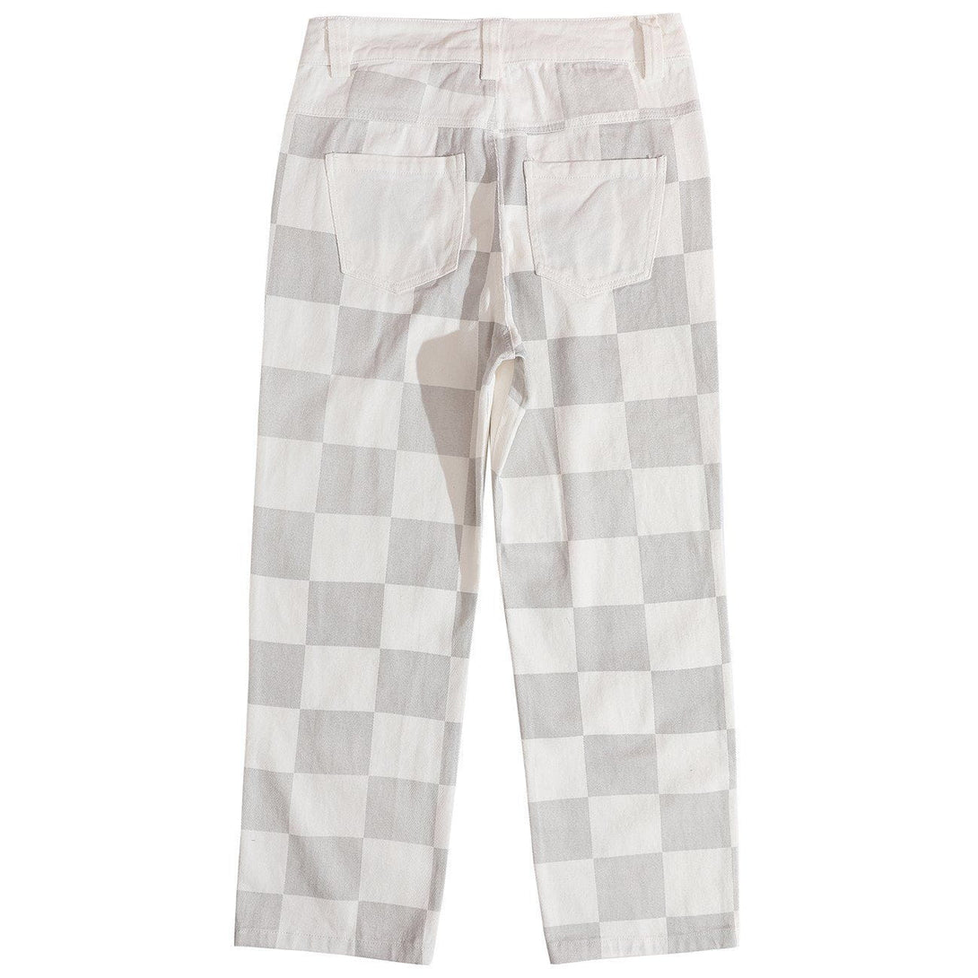 AlanBalen® - Checkerboard Jeans AlanBalen