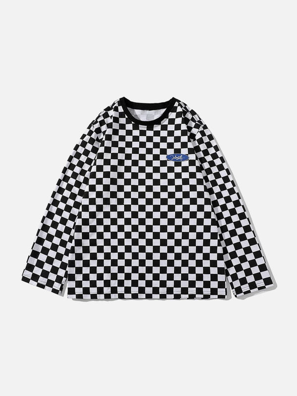 AlanBalen® - Checkerboard Long Sleeves AlanBalen