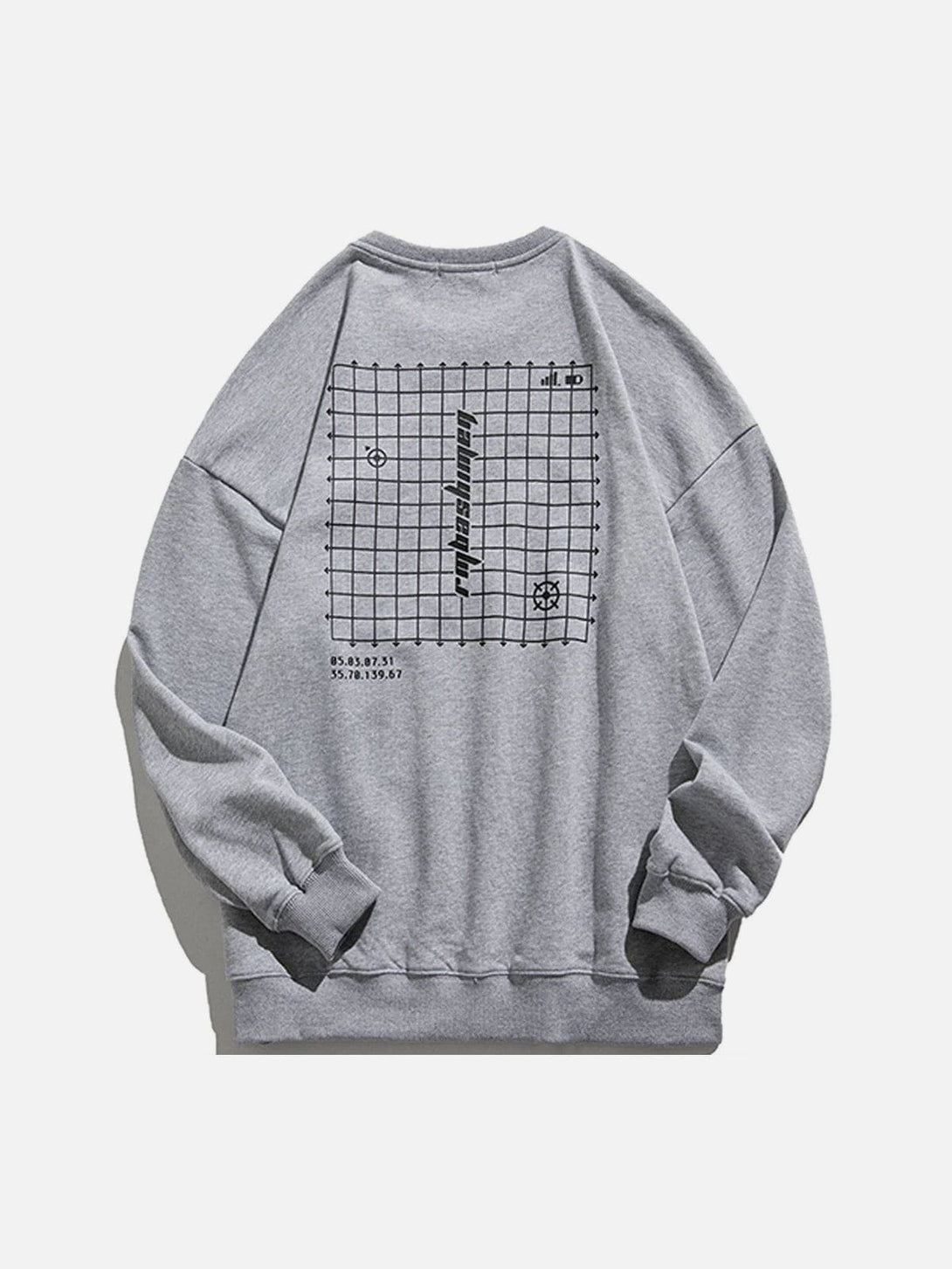 AlanBalen® - Checkerboard Print Sweatshirt AlanBalen