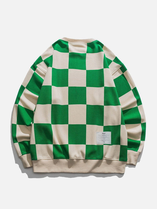 AlanBalen® - Checkerboard Sweatshirt AlanBalen