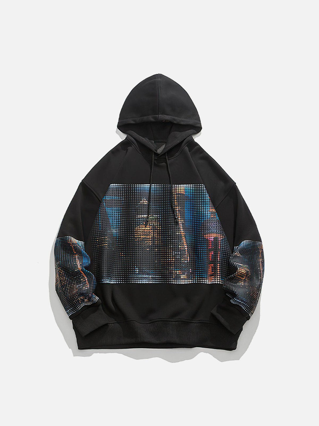 AlanBalen® - City Night Print Hoodie AlanBalen