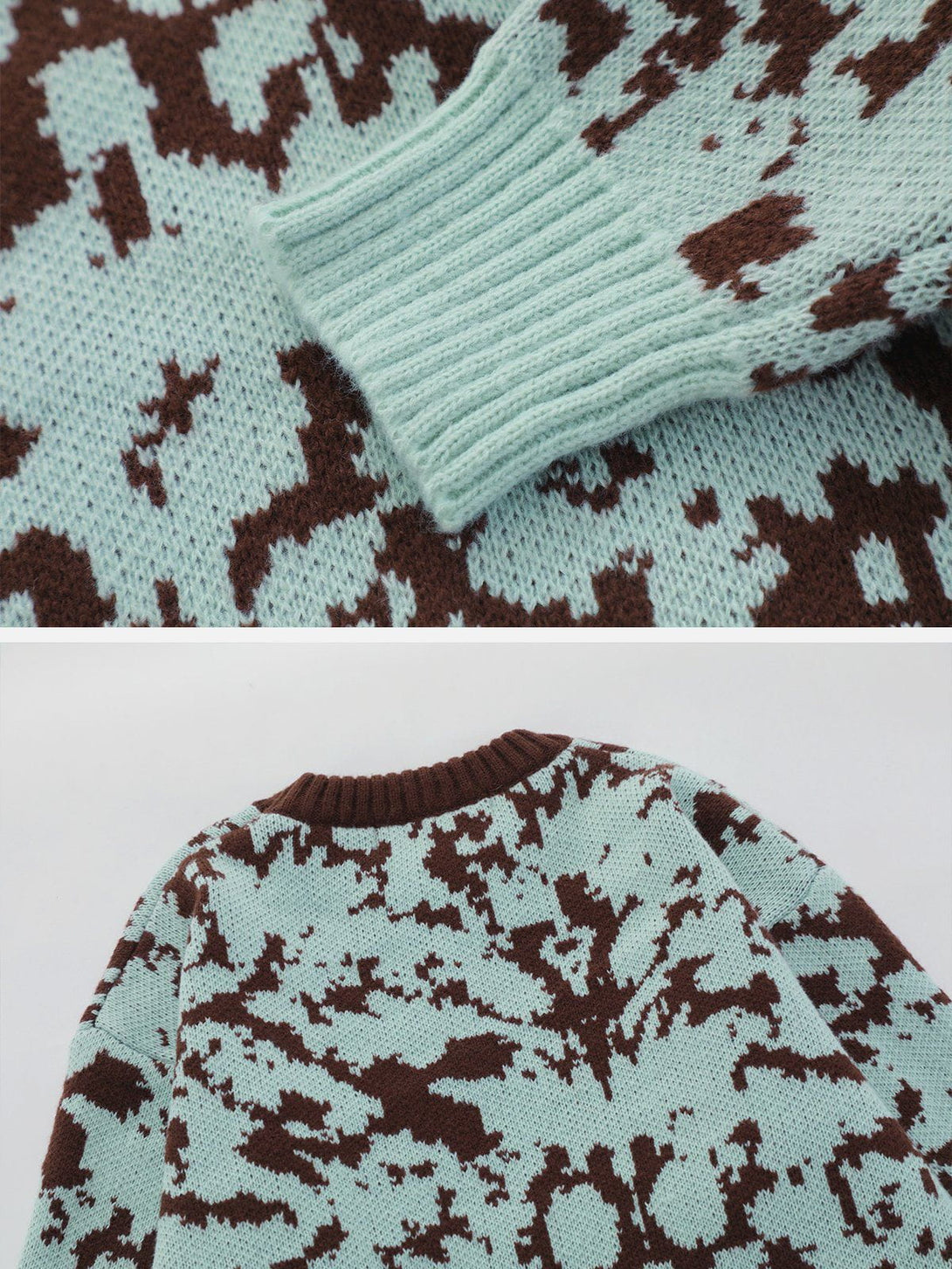 AlanBalen® - Clashing Embroidery Sweater AlanBalen