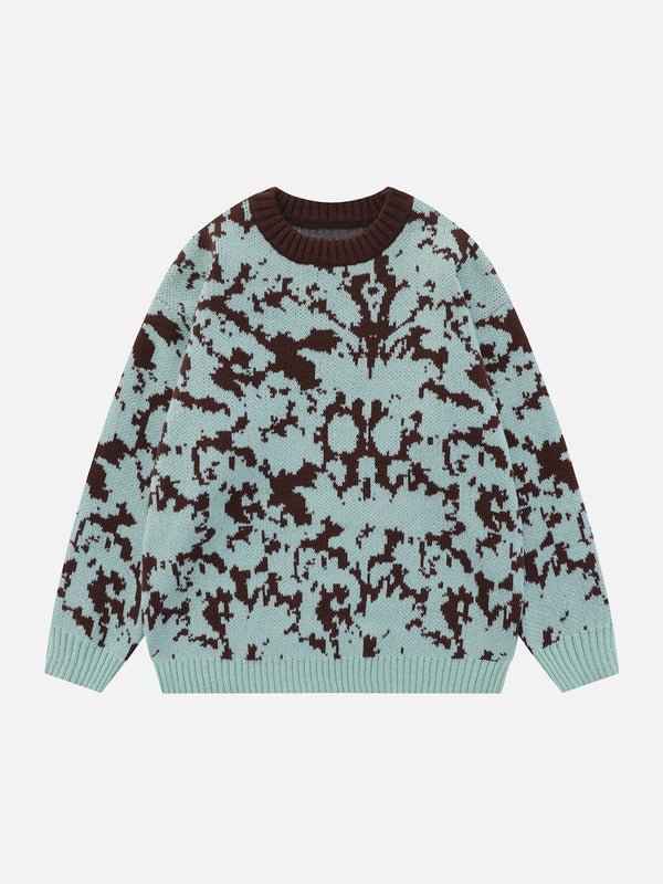 AlanBalen® - Clashing Embroidery Sweater AlanBalen