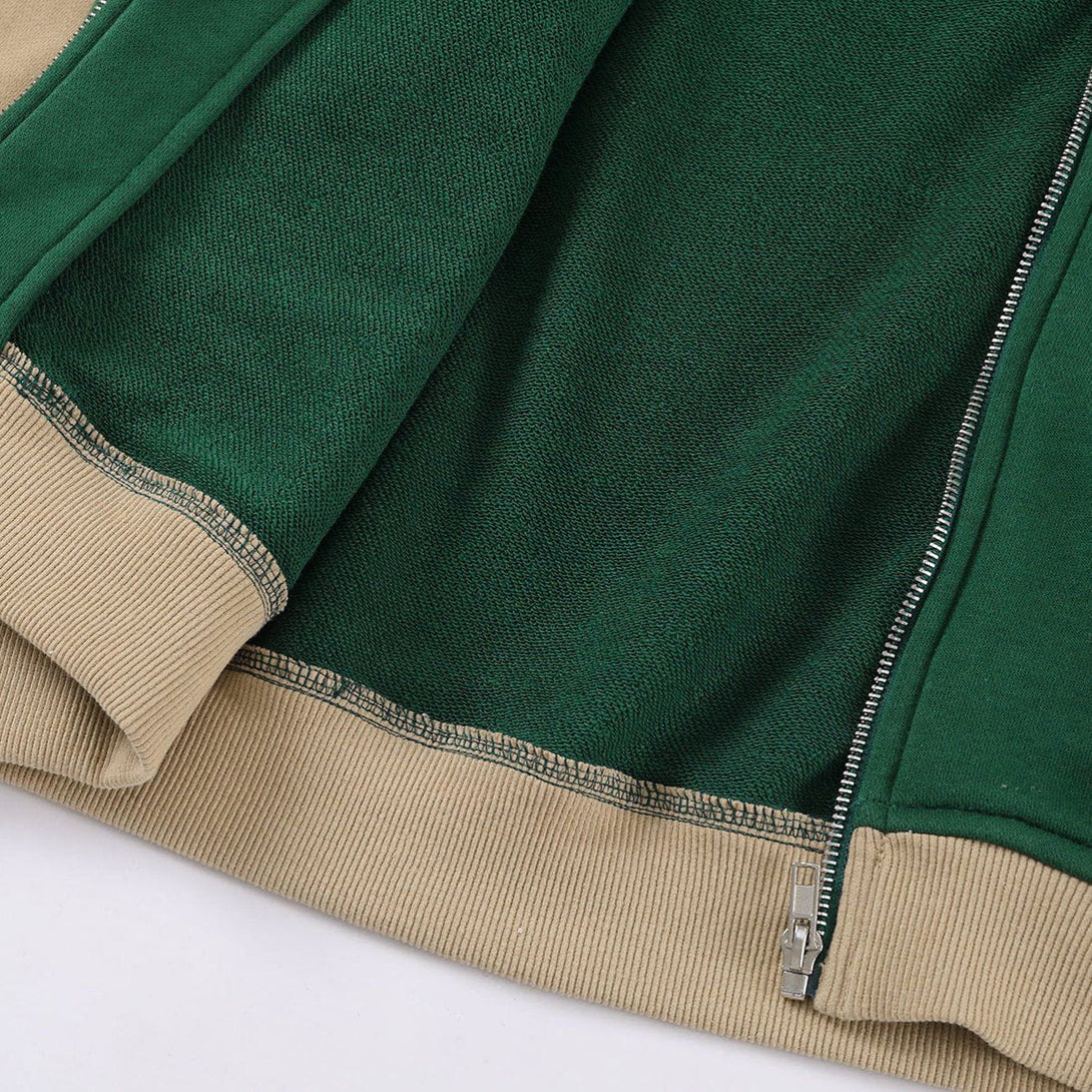 AlanBalen® - Color Block Sleeve Jacket AlanBalen