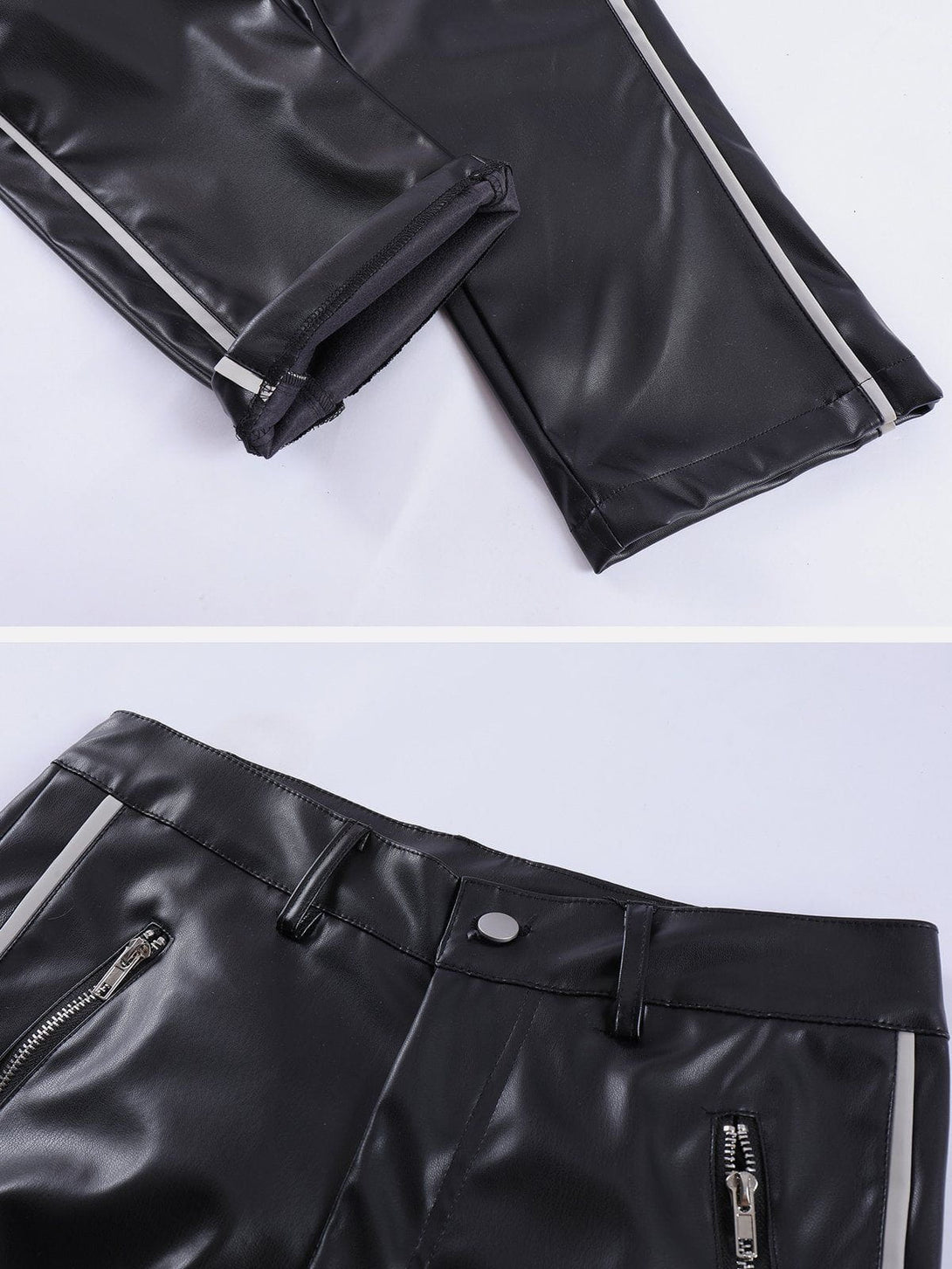 AlanBalen® - Colorblock Zipper Pants AlanBalen